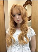 【 レイヤーカット】【オレンジカラー】