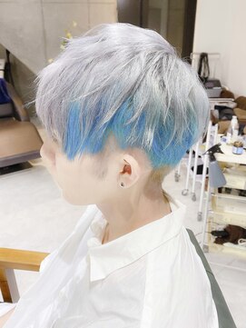 デイズ(days) ホワイトシルバーカラーインナーデザインカラーブルー