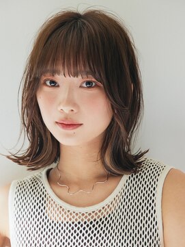 エトル バイ コムマティス 恵比寿駅前店(etre by comme Matisse) 小顔カット×透明感カラー[恵比寿駅/髪質改善/オリーブグレー]