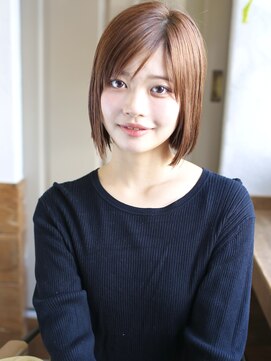 バース(BIRTH) ショート&ボブ【BIRTH】天神駅5分 ココアベージュミニボブ