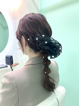 ゆるふわ編み下ろしアレンジ