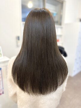 オリーブベージュ/アディクシー/レイヤー/透明感カラー/オリーブ