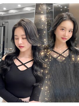 バレット 福岡天神(VALETTE) 大人女性ヘア前髪なし顔まわりレイヤーカット