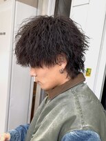 ウェーブ(WAVE)&nbsp;ツイストスパイラル/メンズパーマ/メンズカット/ツイスパウルフ