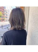 白髪ぼかしハイライト/ショートカット/40代50代/【西長堀駅】