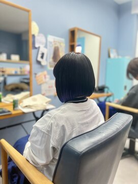 リマイル 西台店(remile) タッセルボブ×インナーカラー