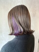 サクラ オモテサンドウ(SAKURA)&nbsp;インナーカラー/ブリーチありダブルカラー/フェイスフレーミング