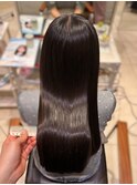 透明感チョコレートカラー