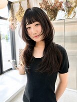 ユイマァル 岡山(YUIMARL)&nbsp;岡山レイヤーカット20代30代ハッシュカットくびれヘア顔周り