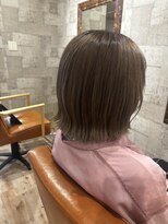 ヘアサロン アプリ(hair salon APPLI) くびれボブ×アッシュベージュ
