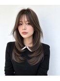白髪ぼかし脱白髪染め似合わせレイヤーカット40代50代60代