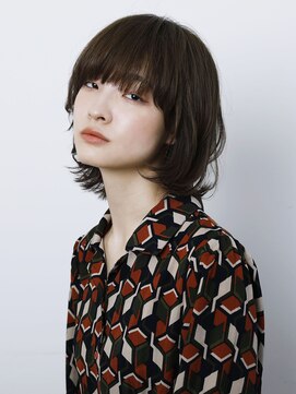 アルテヘアー(arte HAIR) 【arte HAIR】マッシュウルフボブ/黒髪/厚めバング