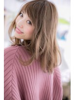 ヘアアンドビューティー ミック(Hair & Beauty miq)&nbsp;ラブ＆カジュアル★甘めガーリーセミディb