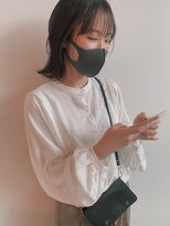 トップヘアーヒルズ 安城(TOP HAIR HILLS)&nbsp;ソトハネミディアムスタイル/ニュアンスカラー/アースカラー