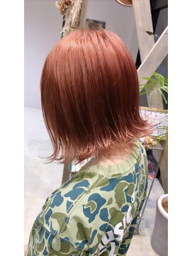 クルニエ(crenier) crenierで作るハイピンクの外ハネボブ○