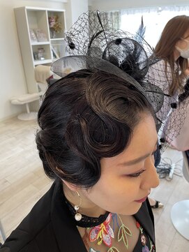 シュエット(Chouette) フィンガーウェーブ/レトロ/モダン/ドレス