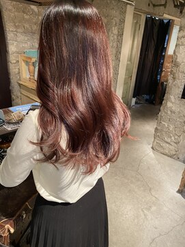 ロイジー(roijir) 表参道 roijir チェリーブラウン×つやロング