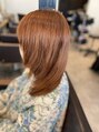 アグ ヘアー アール 和歌山ガーデンパーク駅前店(Agu hair ar)&nbsp;柔らかさとツヤ感抜群なピンクオレンジで春を先取り♪