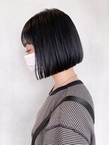 アイティーバイアルバム 八王子店(IT by ALBUM)&nbsp;ラインボブ_ショコラベージュボブルフベビーバング_ba337773