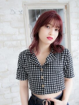 マリー 美容室 所沢店(mary) レッドピンクカラー