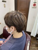 アート(art)&nbsp;ハンサムショート/白髪ぼかしハイライト