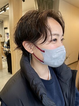 サンド 表参道(sand) ショートボブ20代30代40代イヤリングカラー大人可愛い