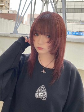 リアイス(Re:ICE) チェリーピンクカシスフェザーミディアムウルフ