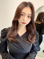 ルームバイシー 新宿(Loom. by Sea)&nbsp;グレージュカラー/韓国風前髪/くびれヘア/シルキーベージュ