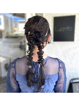 ルオント(Luonto) 【hair＆healing  Luonto】ツインアレンジ