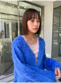 【表参道sheta小林】10代20代30代切りっぱなしボブ　フルバング