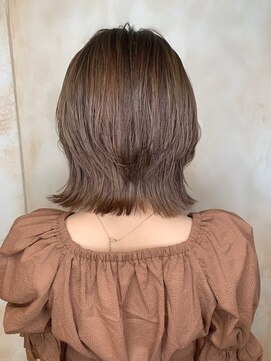 ニスル 上尾店(NISURU) くびれヘア/アプリコットオレンジ/ハイライトカラー/上尾/上尾