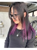 インナーカラー×バイオレット