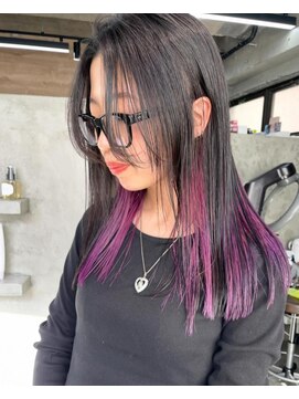 ビジュ(bijou) インナーカラー×バイオレット