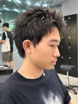 エルマーク 枚方(L-MARK) スパイキーショートザクザクショートアップバングツーブロック