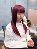 アクト 原宿(ACT)&nbsp;レイヤーロング×レッドブラウン