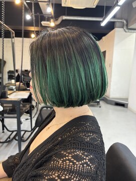 サイ(sai x) デザインブリーチカラーbob