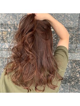 ヘアー カフナ 京急蒲田店(hair kahuna) オリーブ系カラーで大人艶髪