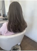 透明感のあるヘアスタイル