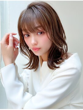 アフロートフクオカ(AFLOAT FUKUOKA) 【福岡初出店☆AFLOAT 福岡】小顔前髪ありくびれレイヤーカット