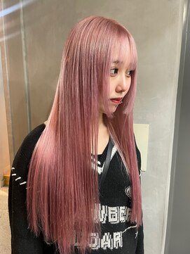 ジーナ(XENA) ワイドバング　ペールピンクカラー