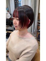 ロンドロゼ 池袋(Lond rose)&nbsp;♪ミニウルフレイヤーカット顔周り前髪韓国ショートボブ/池袋