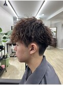 ピンパーマ×ツイスパ[津田沼駅/Men's/メンズカット/パーマ]