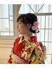 【早朝予約も可能！】ヘアセット＋振袖着付け 14200円