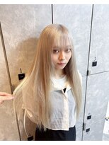 ガルボヘアー 心斎橋店(garbohair)&nbsp;大阪×エクステ×ハイトーンロング