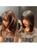 縮毛矯正/ナチュラル/ストレート/モテ髪/艶髪/髪質改善