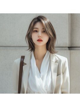 e.m.a プレミアムビューティーサロン 栄駅店(e.m.a PREMIUM BEAUTY SALON) 髪型/イメチェン/外ハネボブ/美髪/ワイドバング/髪型