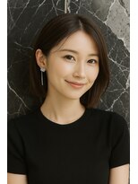 サードバイローラン(THiRD by ROULAND) オリーブグレークラゲヘアーココアベージュ