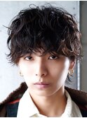 ［salonLyla］脱力系グランジマッシュウルフ　メンズパーマ