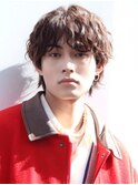 韓国/シャドウパーマ/シャドウスパイラルパーマ/黒髪