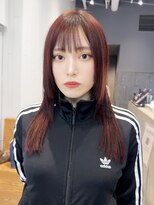 アルバム 銀座(ALBUM GINZA)&nbsp;前髪カットロング顔周りレイヤー小顔_F31219